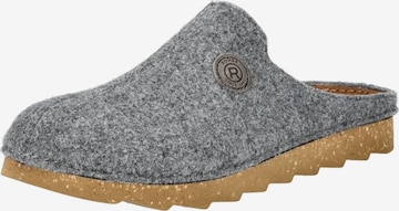 Pantoufle ROHDE en gris : devant