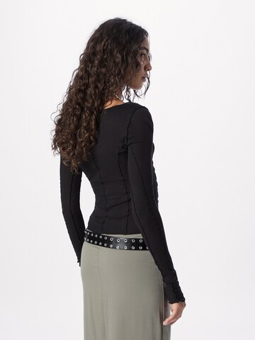 WEEKDAY Shirt in Schwarz