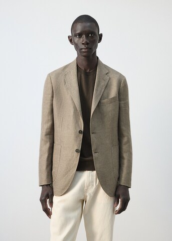 MANGO MAN Regular fit Suit Jacket 'Verona' in Brown: front