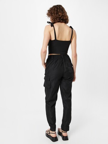 Misspap Tapered Cargo Pants in Black