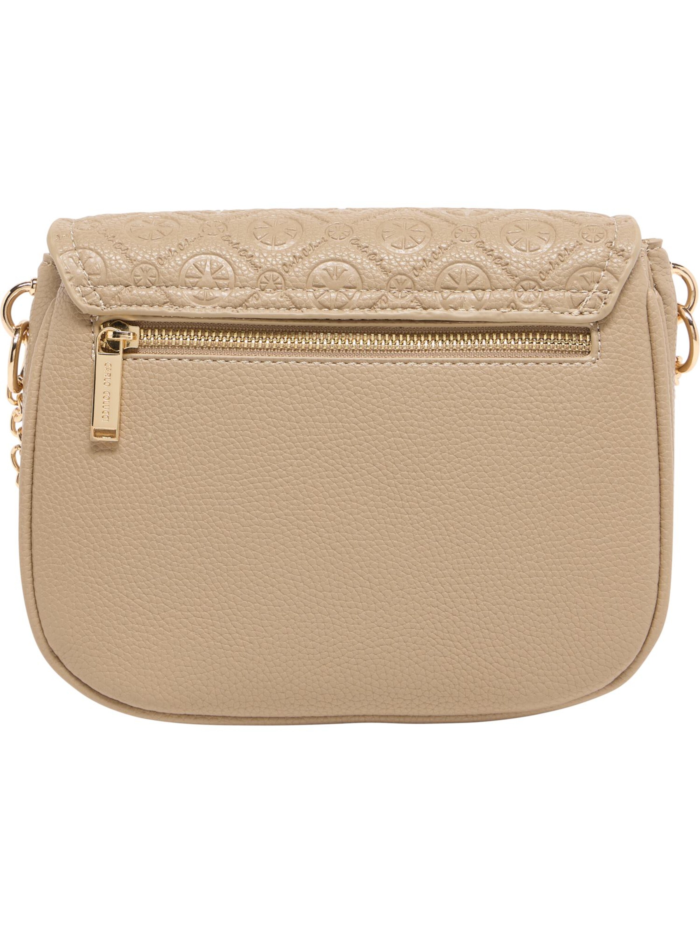 Sac à bandoulière 'Erebara' Carlo Colucci en beige