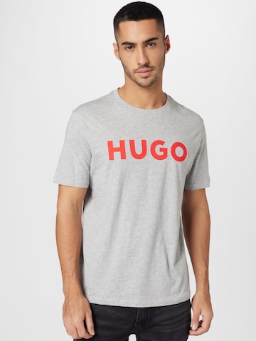 HUGO Red - Camiseta 'Dulivio' en gris: frente