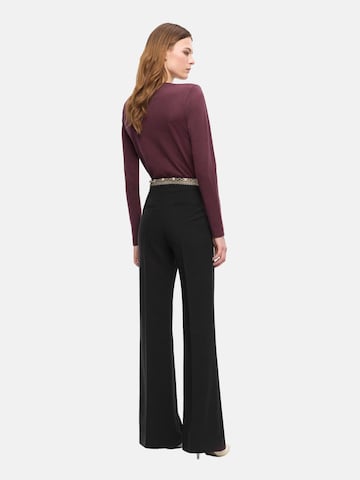 regular Pantaloni 'PINKO PETALO PANTALONE FLUIDO PANTALONE' di PINKO in nero