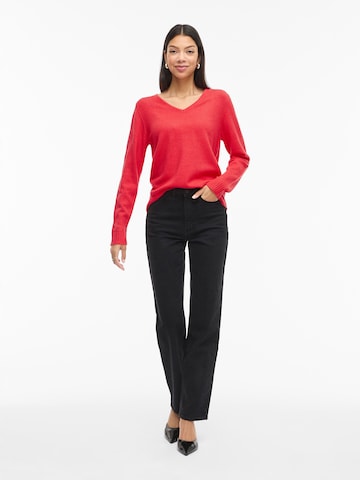 VILA Πουλόβερ 'VIRil' σε κόκκινο