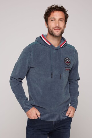 CAMP DAVID Sweater 'Alaska Ice Tour' in Blue: front