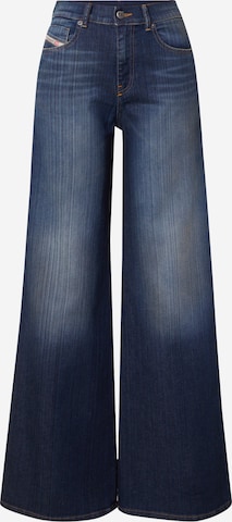 Wide leg Jeans '1978 D-AKEMI' di DIESEL in blu: frontale