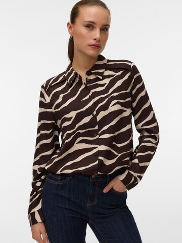 Chemisier 'VMMaddie' VERO MODA en marron