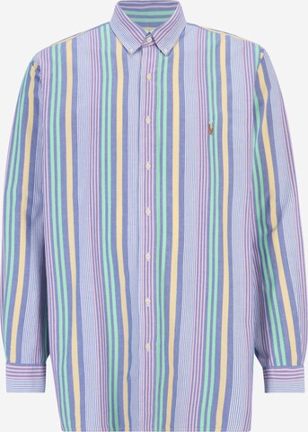 Polo Ralph Lauren Big & Tall Regular fit Button Up Shirt in Purple: front