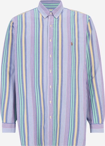 Coupe regular Chemise Polo Ralph Lauren Big & Tall en violet : devant