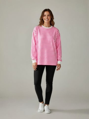 salzhaut Sweatshirt 'Affseepn' in Wit