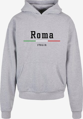 Merchcode Sweatshirt 'Roma' in Grijs: voorkant