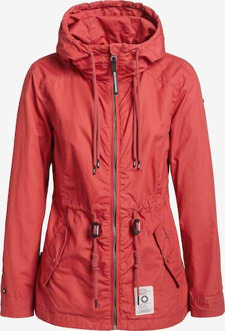 khujo Between-Season Jacket 'SESIA' in Red: front