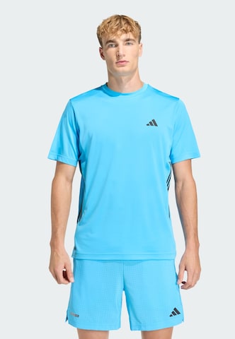 T-Shirt fonctionnel ADIDAS PERFORMANCE en bleu : devant