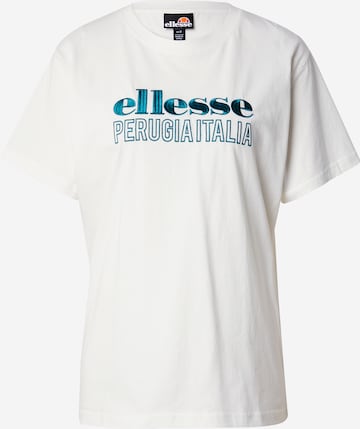 ELLESSE Shirt 'Casaletto' in Wit: voorkant