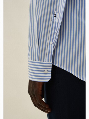 SEIDENSTICKER Regular fit Business shirt in Blue