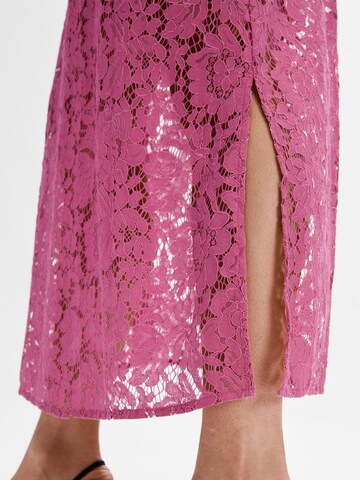 SELECTED FEMME Jurk in Roze