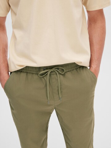 Regular Pantalon 'Nick' SELECTED HOMME en vert