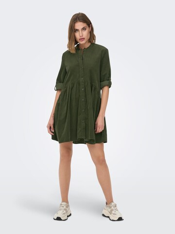ONLY Košeľové šaty 'Chicago' - Zelená