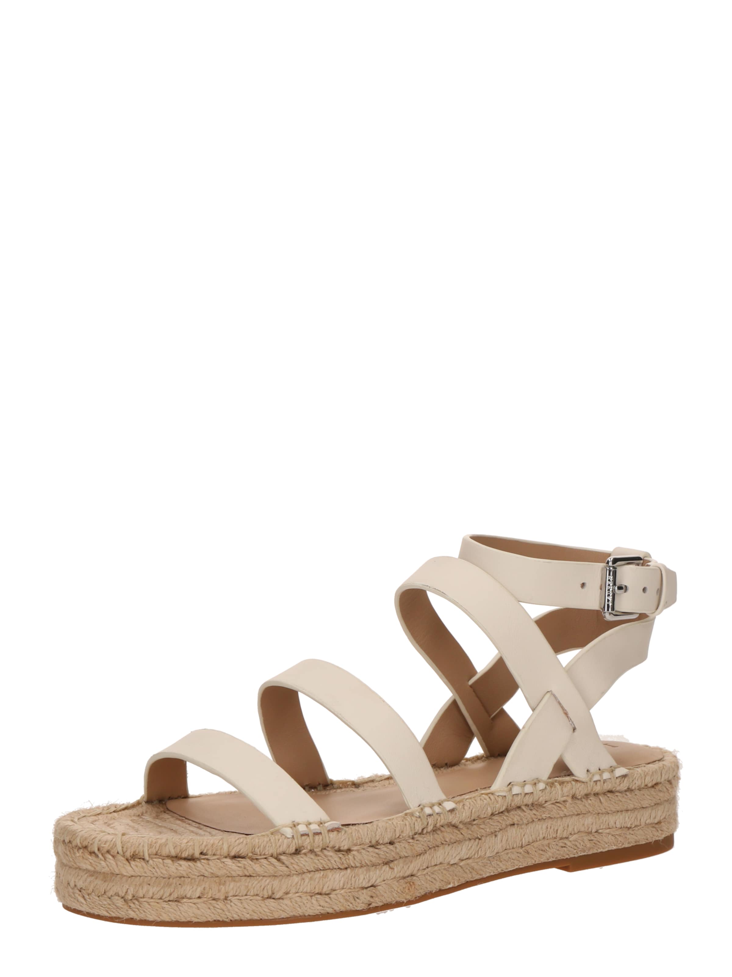 Sandalo con cinturino 'POLLY' di Lauren Ralph Lauren in bianco: frontale