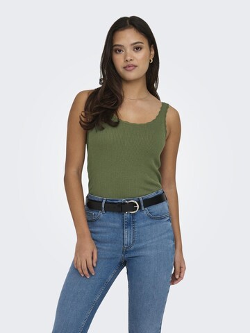 ONLY Knitted Top 'GEMMA' in Green