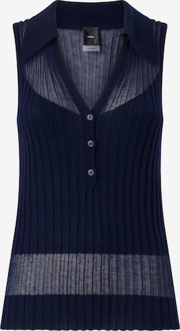 Tops en tricot PINKO en bleu : devant