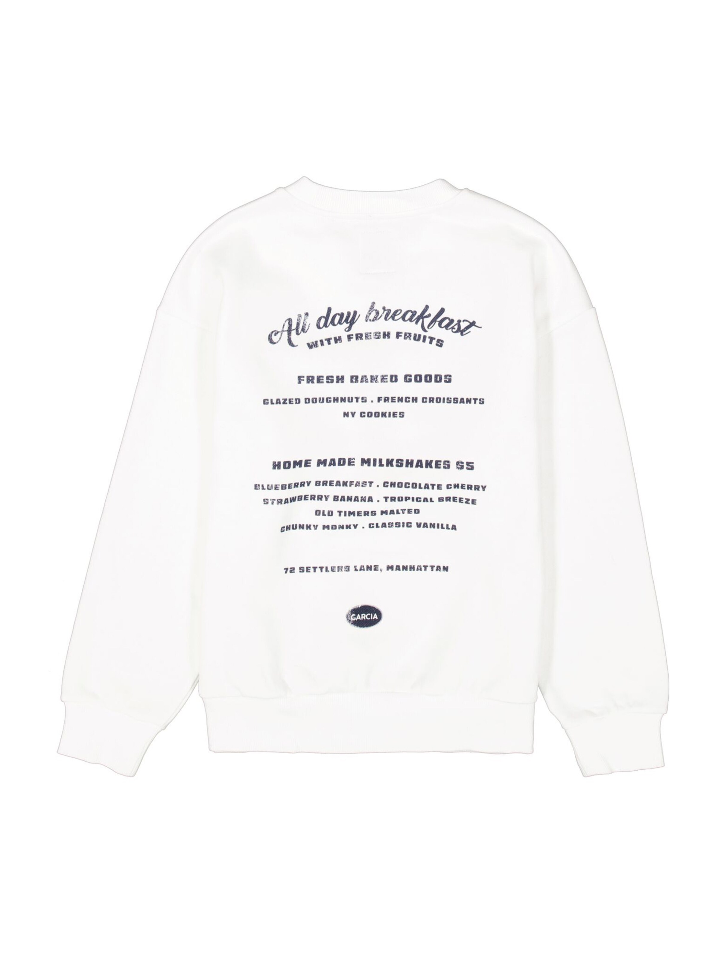 GARCIA - Sudadera en blanco