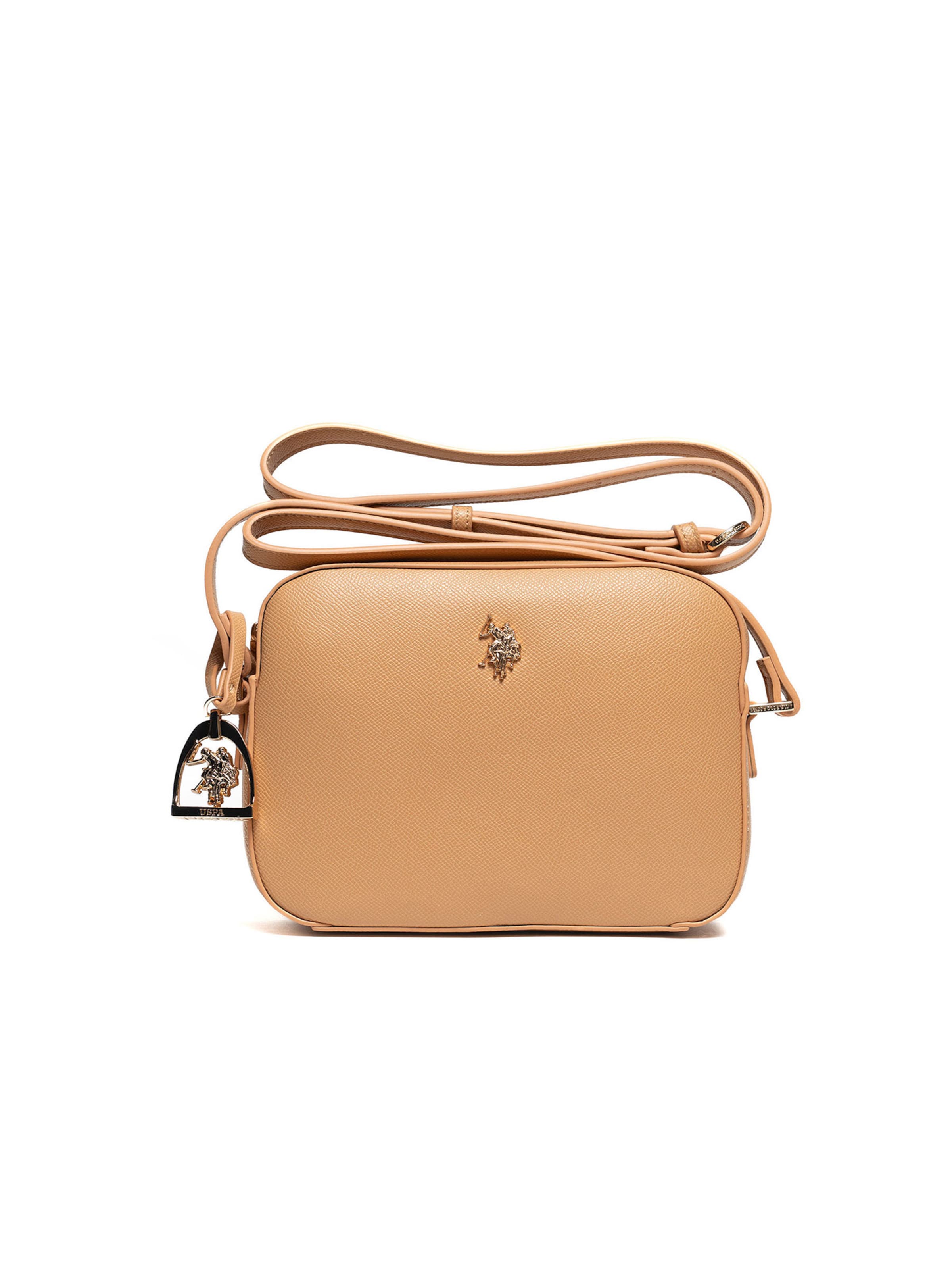 Borsa a spalla di U.S. POLO ASSN. in marrone: frontale