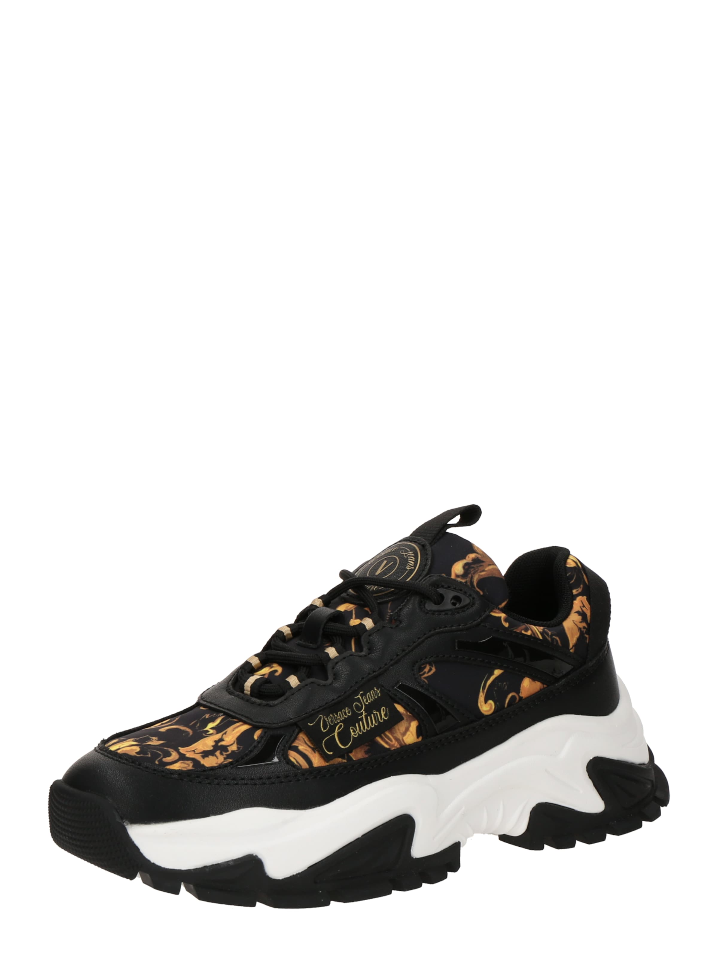 Versace Jeans Couture Σνίκερ χαμηλό σε μαύρο: μπροστά