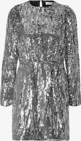 Robe 'SLFARI-COLYN' SELECTED en argent : devant