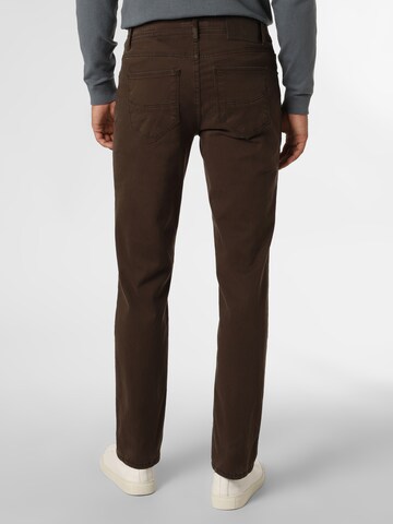 BRAX Regular Trousers 'Cadiz' in Brown