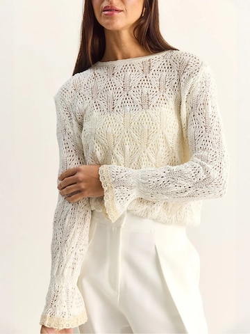 Bianco Lucci - Pullover 'Pullover' em bege