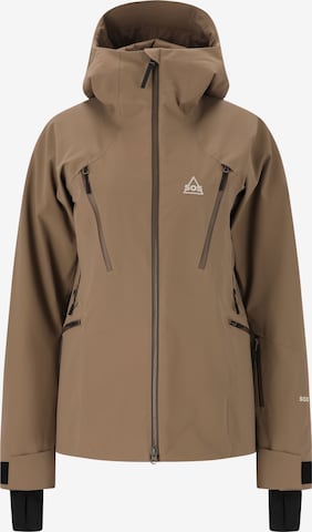 Veste de sport 'La Thule' SOS en marron : devant