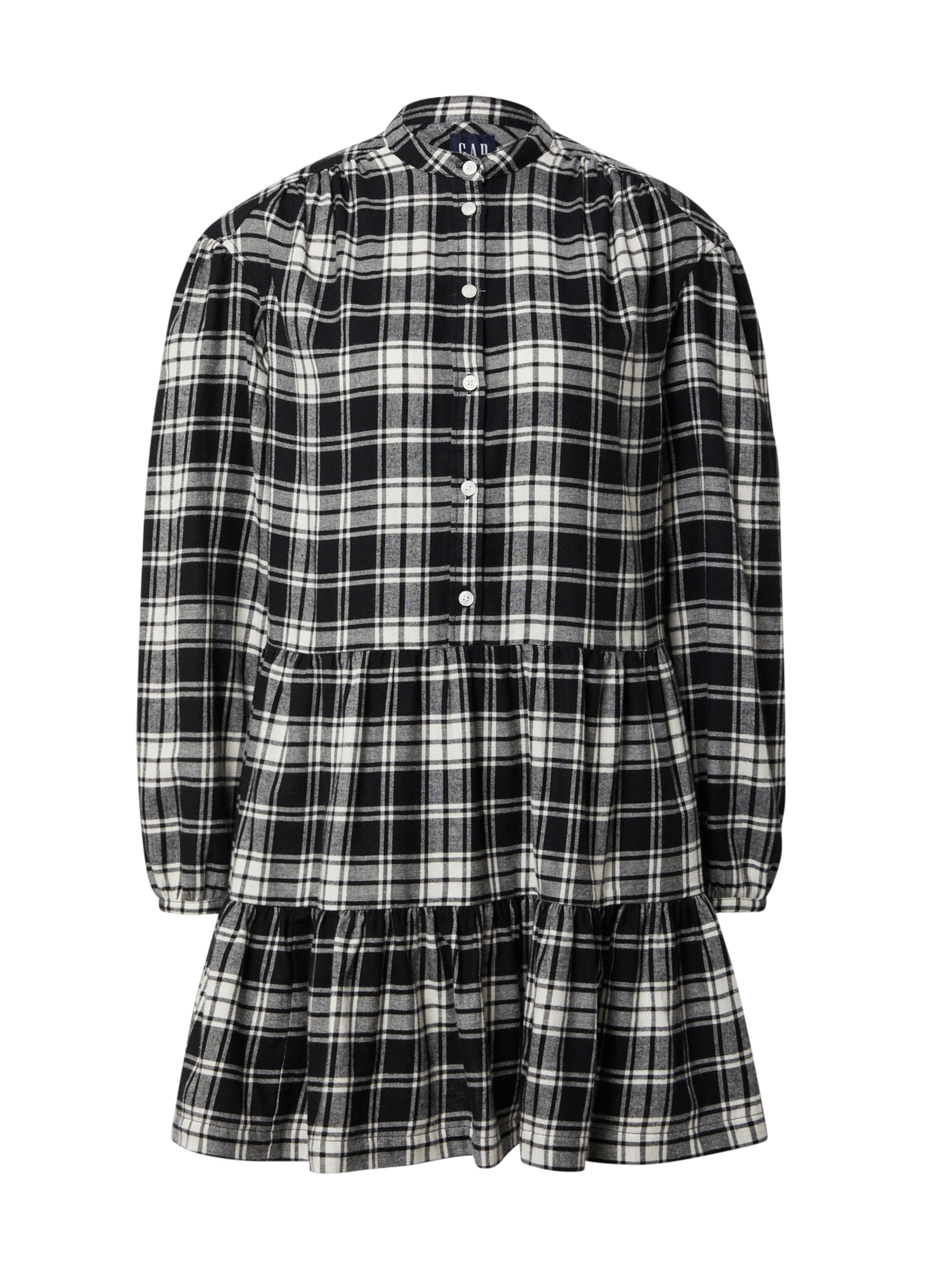 GAP Blousejurk in Zwart: voorkant