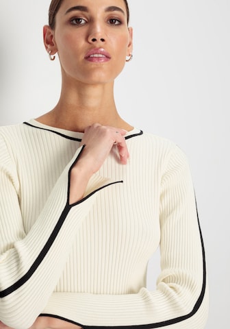 HECHTER PARIS Pullover in Weiß