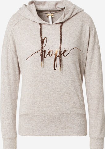 Key Largo Sweatshirt 'HOPE' in Beige: predná strana