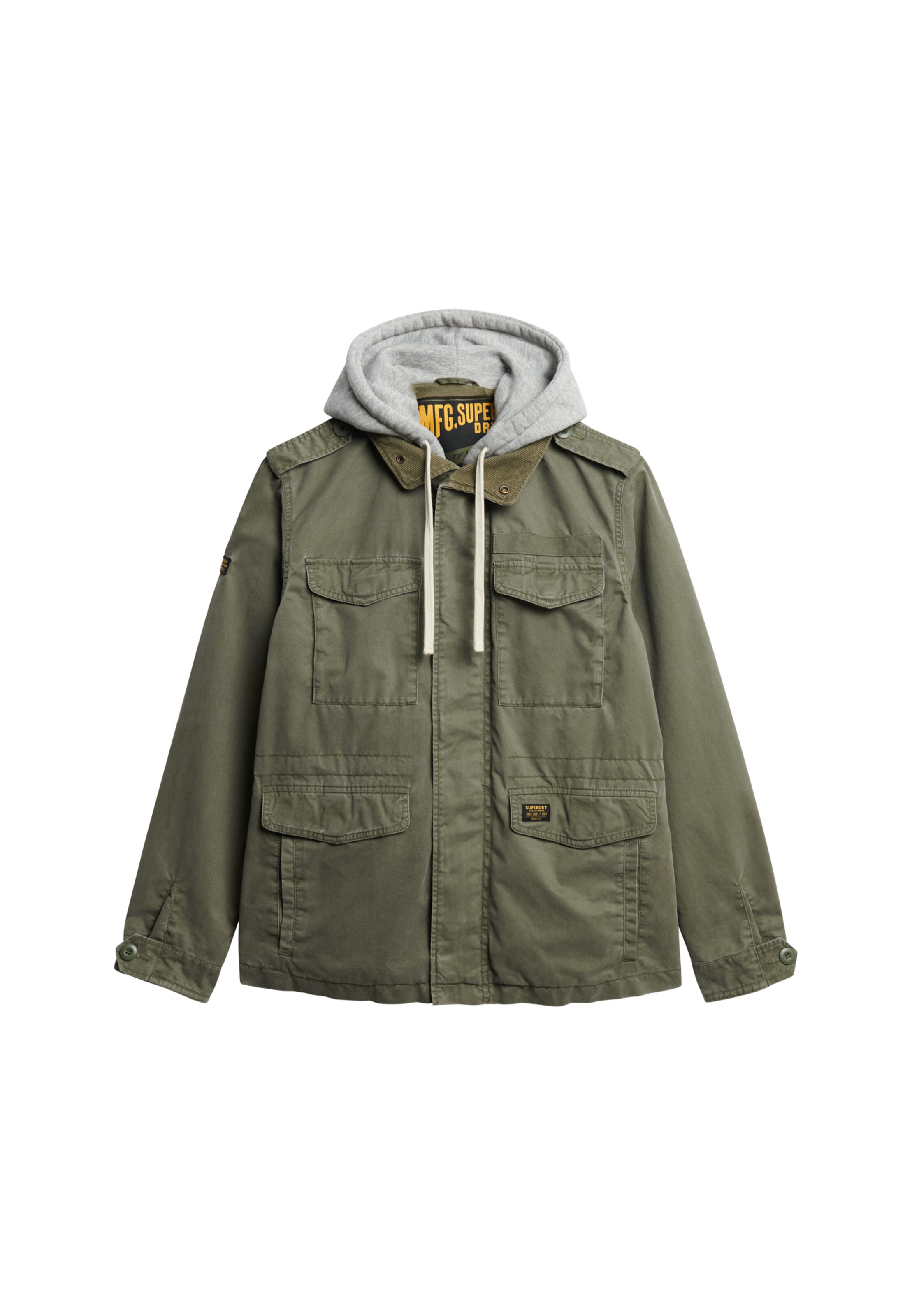 Superdry & Co Veste mi-saison 'Rookie' en vert, Vue avec produit