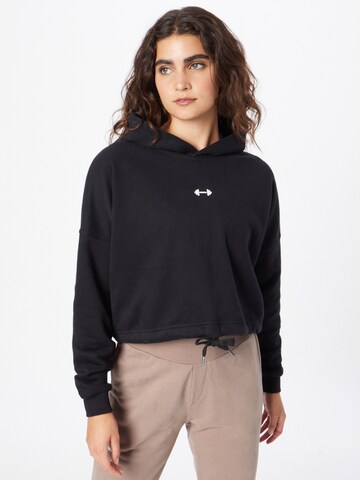 NEBBIA Athletic Sweatshirt in Black: front