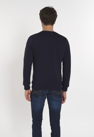 DENIM CULTURE Sweatshirt 'Bret' in Blue