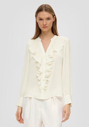 s.Oliver BLACK LABEL Bluse in Beige: predná strana