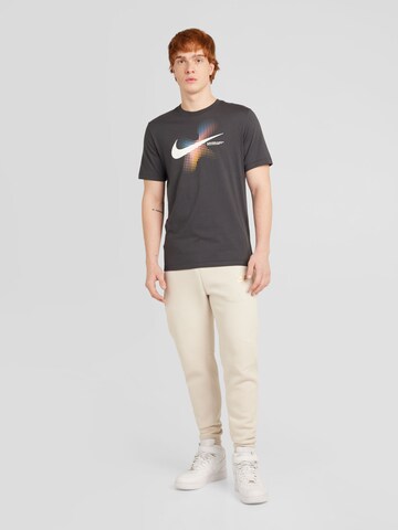 pelēks Nike Sportswear T-Krekls 'SWOOSH'