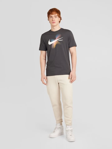 Nike Sportswear Paita 'SWOOSH' värissä harmaa