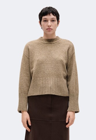 TOPSHOP Pulóver 'DAISY' - barna: elől