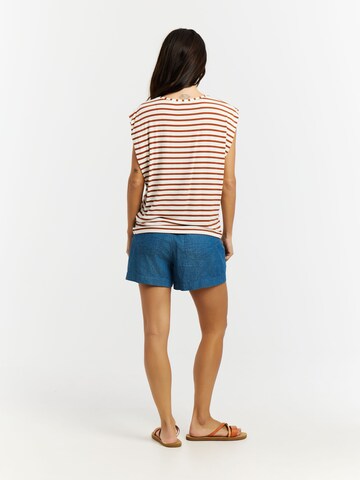 PROTEST Shirt 'PRTFancier'‌‌‌‌‌‌‌ in Braun