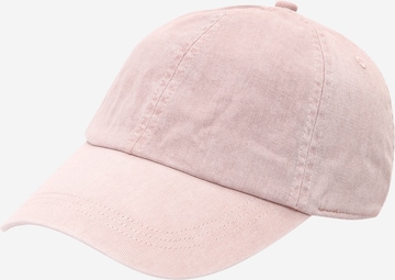 WEEKDAY Cap in Pink: front