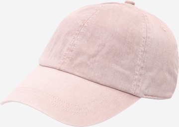 Casquette WEEKDAY en rose : devant