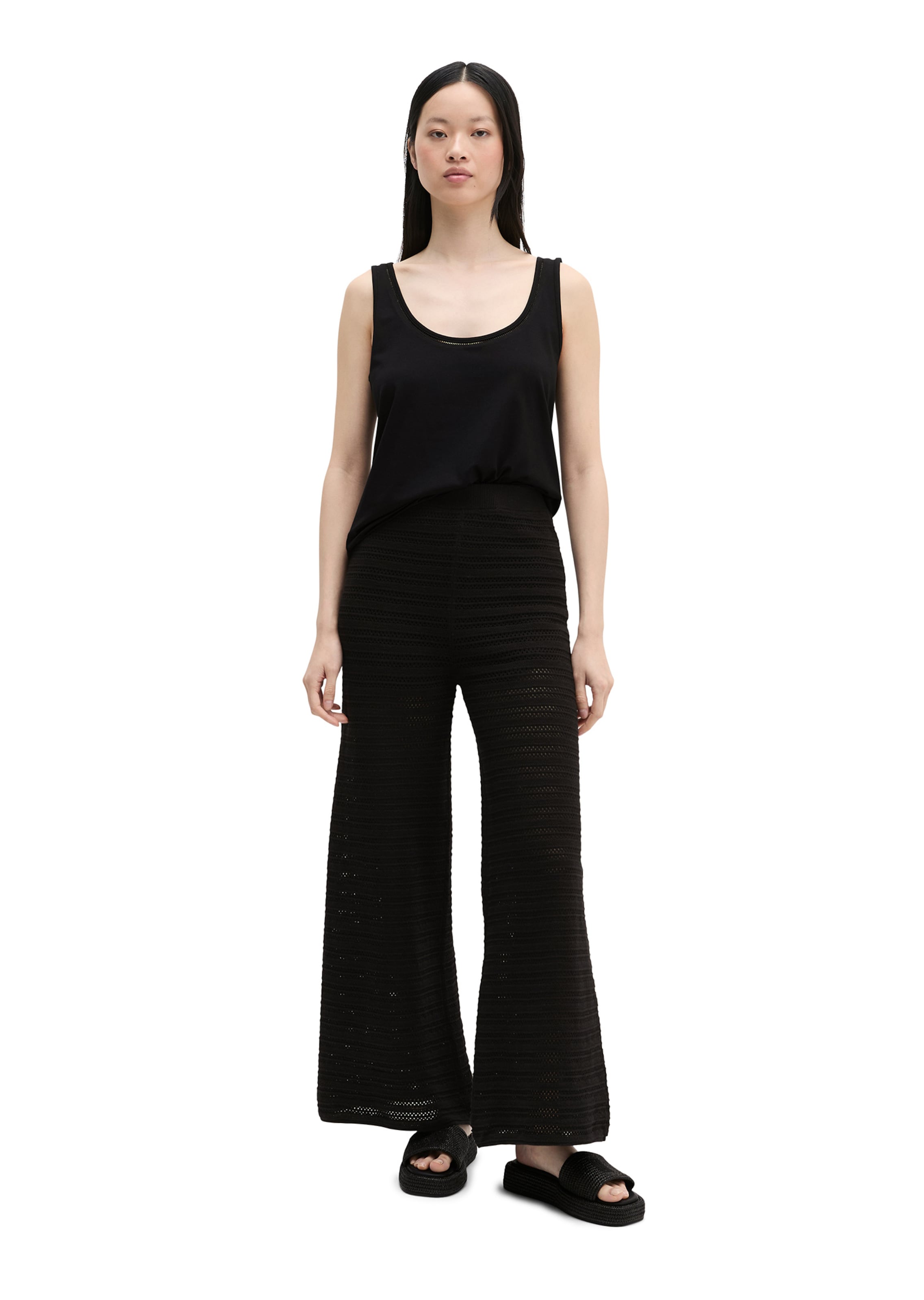 Marc O'Polo Wide leg Pants in Black
