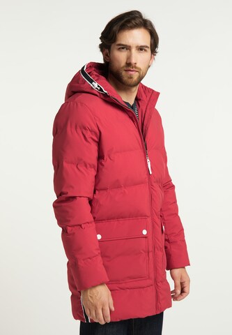 DreiMaster Maritim - Parka de inverno em vermelho