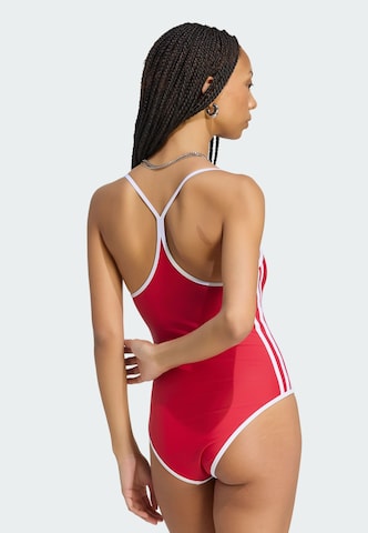 ADIDAS ORIGINALS - Soutien Bustier Fato de banho em vermelho