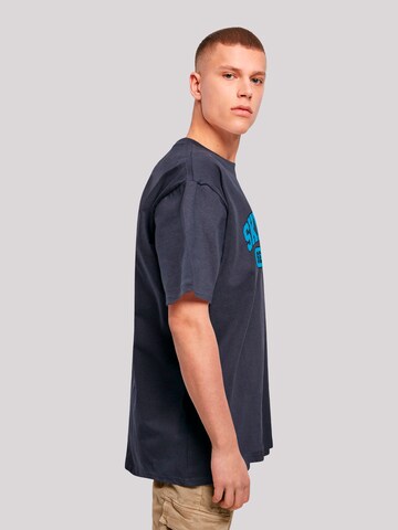 T-Shirt 'Skiing Season Winter Sport' F4NT4STIC en bleu