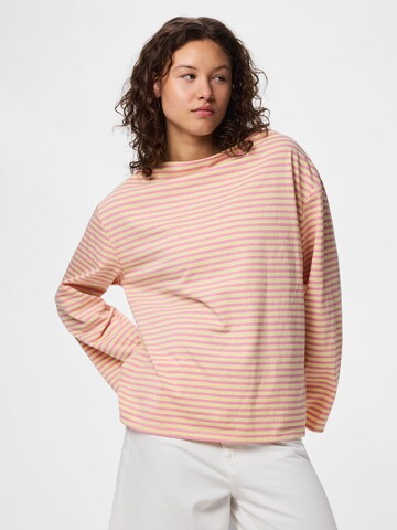 T-shirt 'PCSadie' PIECES en beige : devant